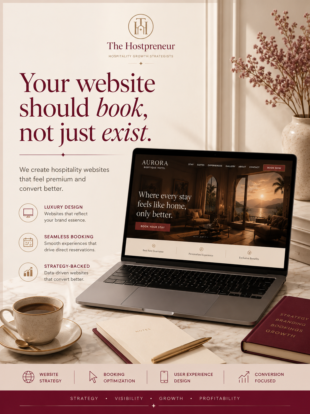 Direct-booking website